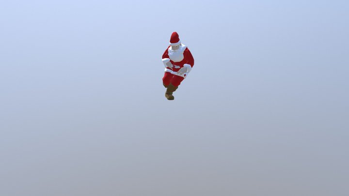 Santa Salsa Dancing 2 3D Model