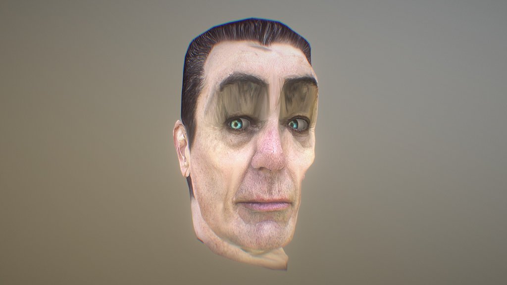 Gman Head (full face rig)