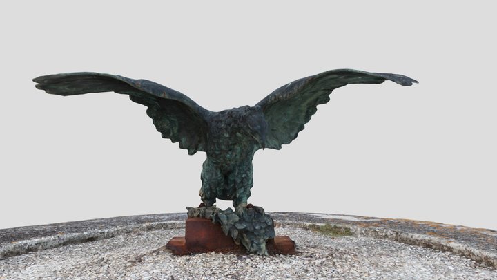 "Aquila della Vittoria". Santomero (TE). 3D Model