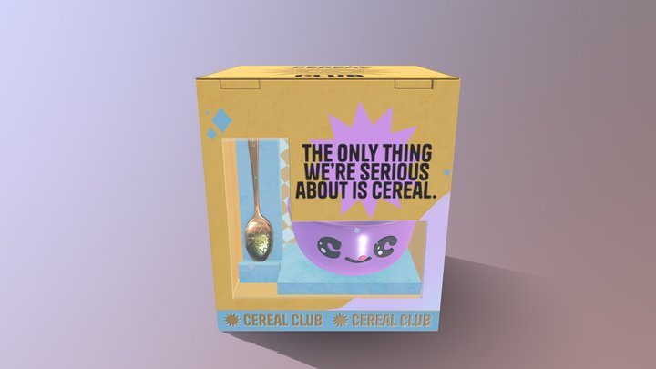 The Cereal Club NFT 3D Model