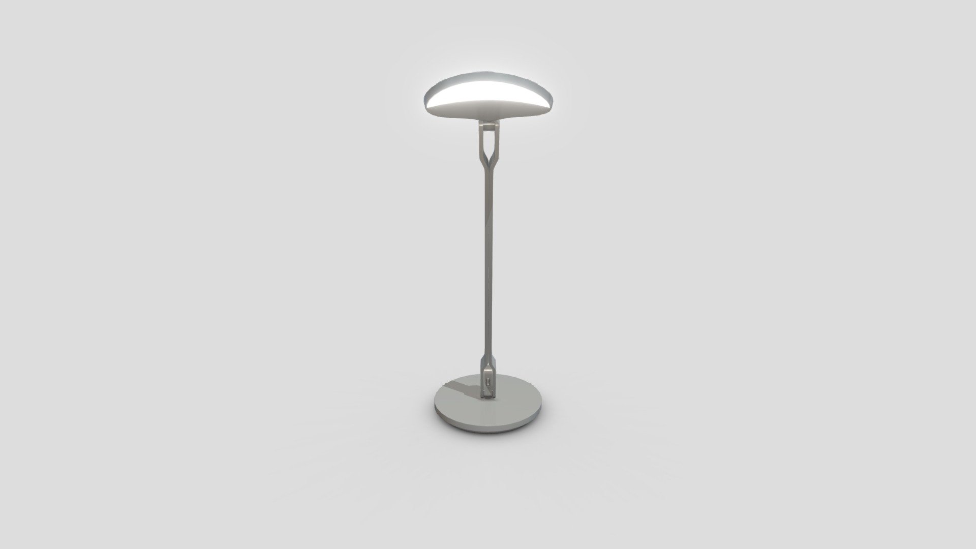 Splitty_LED_Desk_Lamp Matte Grey — Sketchfab embed 3D viewer