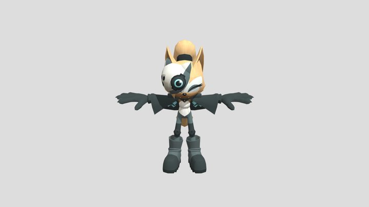 Whisper The Wolf 3D Model