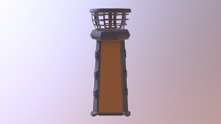 Andrew's Medieval Torch 3D Model