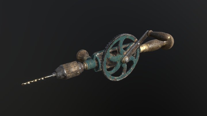 Woodworks No.560 Hand Drill - DAE Gap 1 3D Model