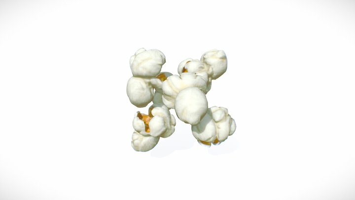 Food Series #2 - Popcorn 3D Model