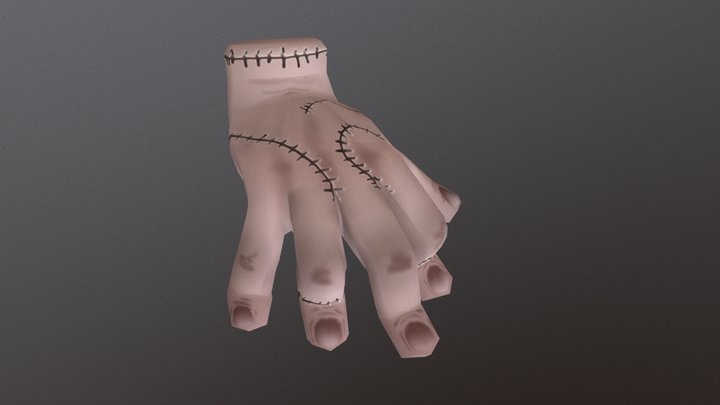 Hand Thing from Wednesday series. 3D Model