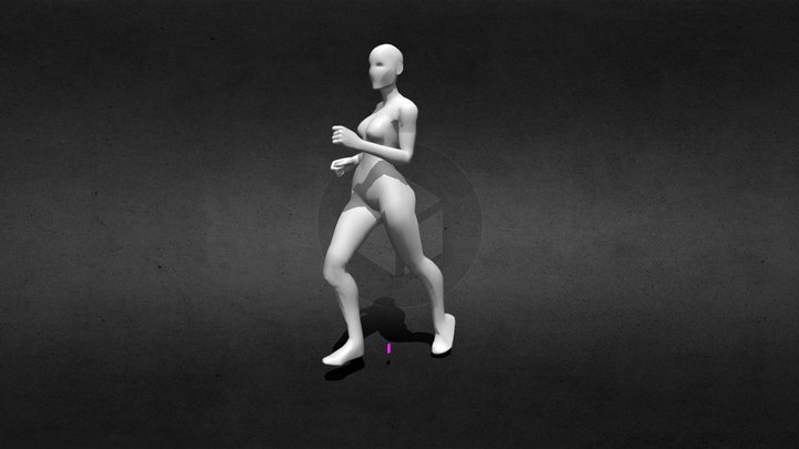 Running Cycle 3D Model