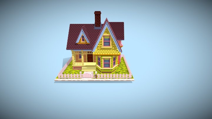 Pixar "Up" house 3D Model