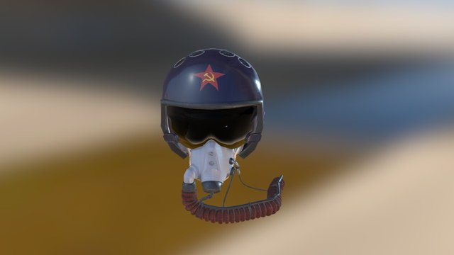 PBR ZSH-710 helmet 3D Model