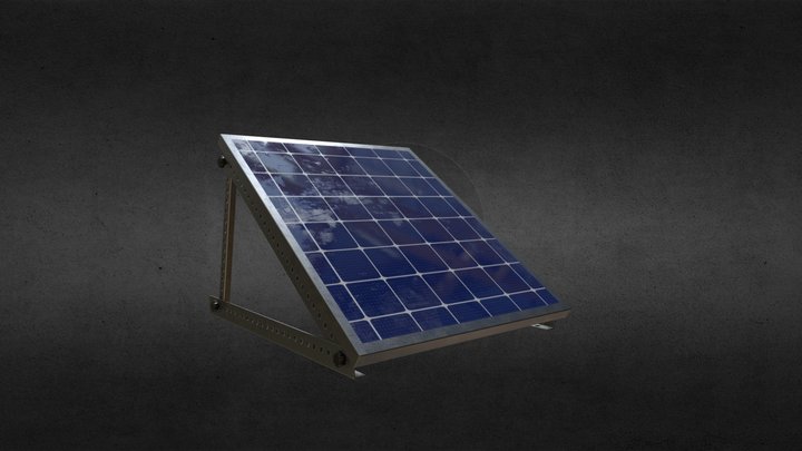 Solar Panel Free Game Ready Model – Modello 3D gratuito STL