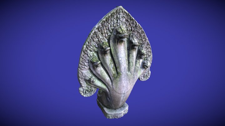 Pont Khmer (details) 3D Model