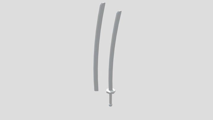 katana - uv is screwed. 3D Model