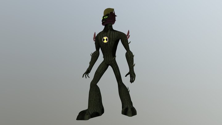 Swampfire Realistic 3D Model