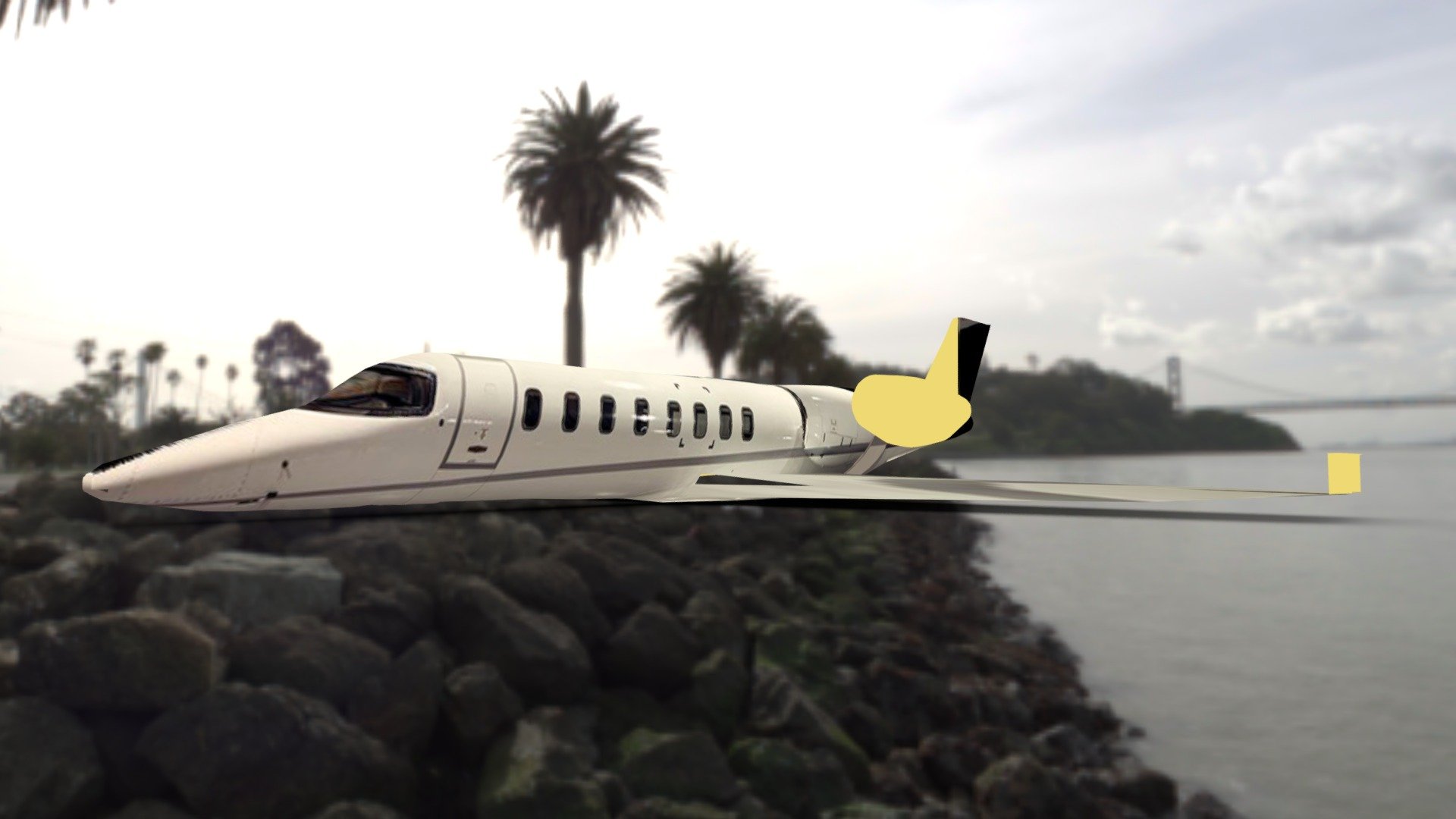 Learjet Versuch 2