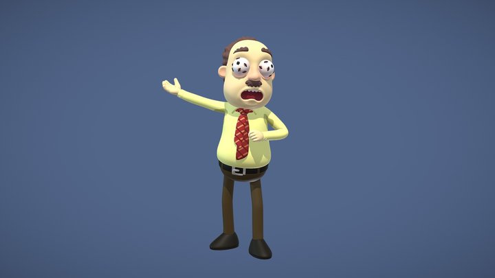 Ants in my Eyes Johnson - Rick and Morty 3D Model