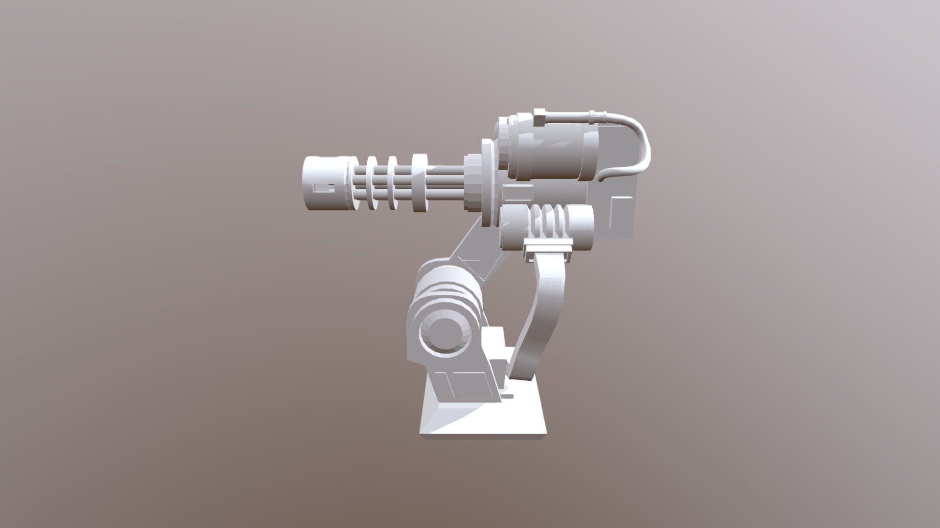 Gatling Gun(Low Poly)