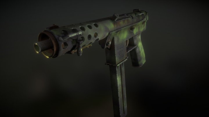 Tec-9 "Lost in the Jungle" 3D Model