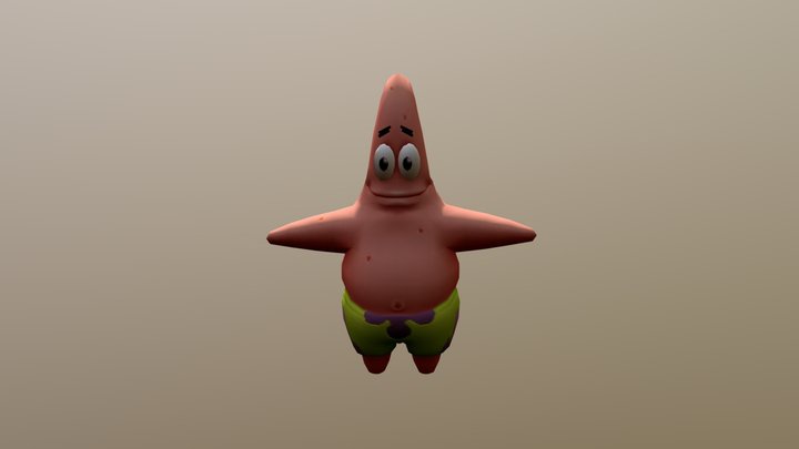 Patrick Star 3D 3D Model