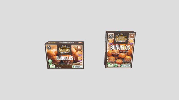 Empaque buñuelos 3D Model