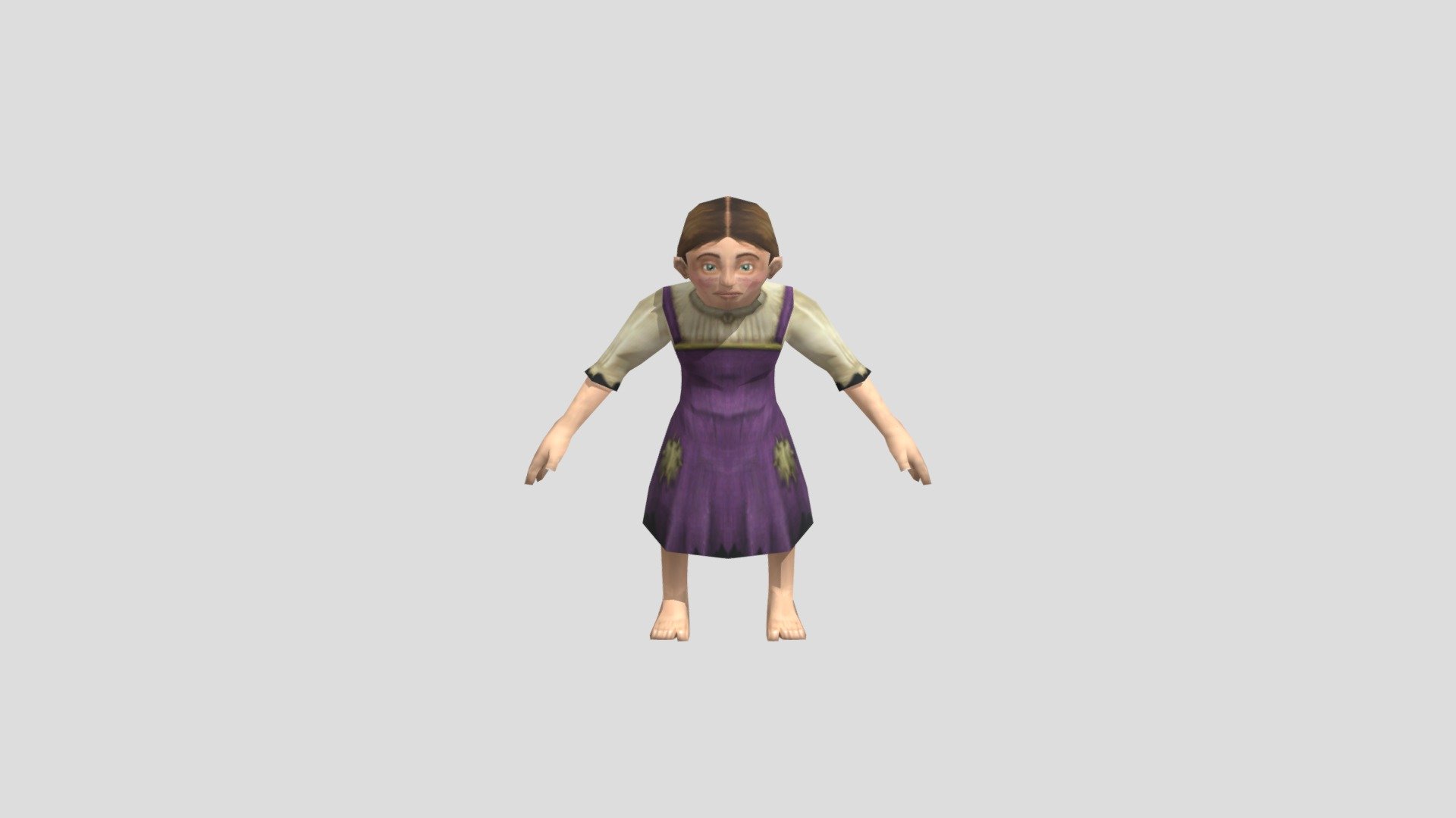 Girl - Download Free 3D model by chikn nuggit and spongebob (@pma2 ...