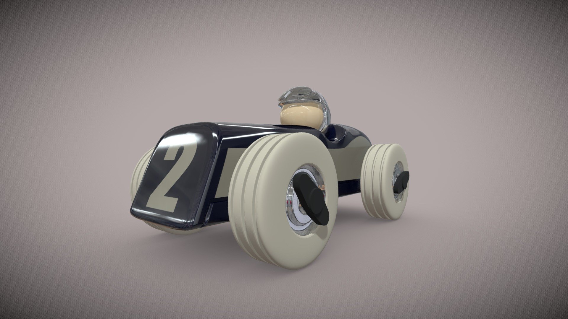 Toy Car Download Free 3D model by Bo Nicolaisen (bni) [323a8be