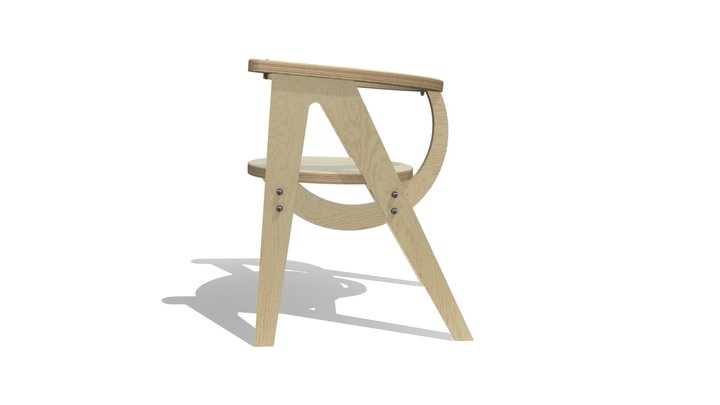 CNC Chair 3D Model