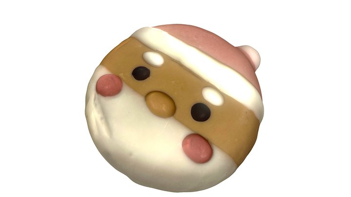 Animal Doughnut of Ikumimama　サンタさん 3D Model