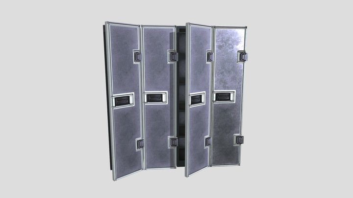 locker 3D Model
