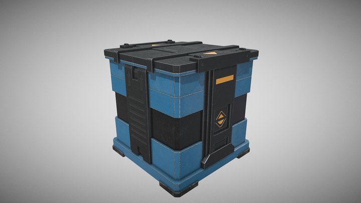 Box Sci Fi 3D Model