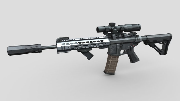 M4 CUSTOM 3D Model