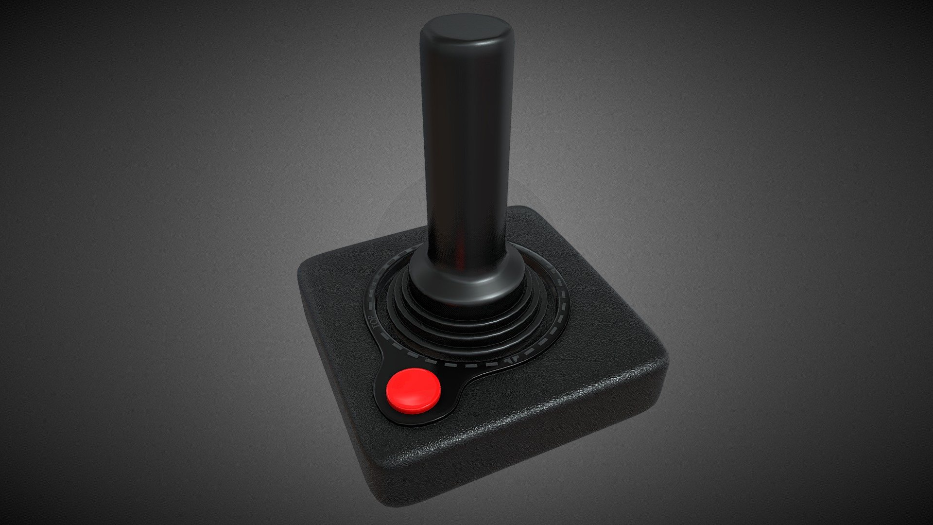 Atari 2600 Joystick - 3D Model By Ender_Gian_ [323cc3f] - Sketchfab