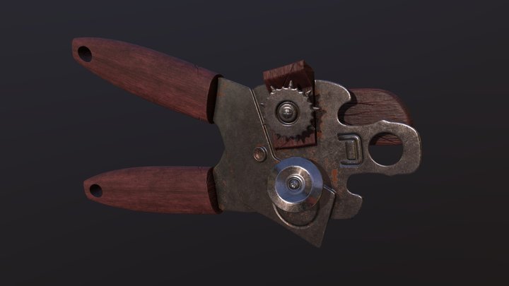 Canopener game prop 3D Model