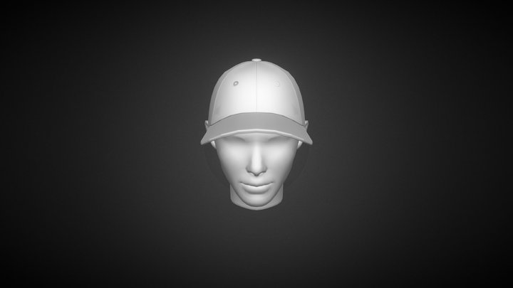 Women's Baseball Hat 3D Model
