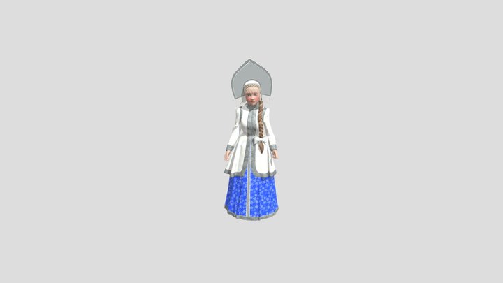 Снегурка 3D Model