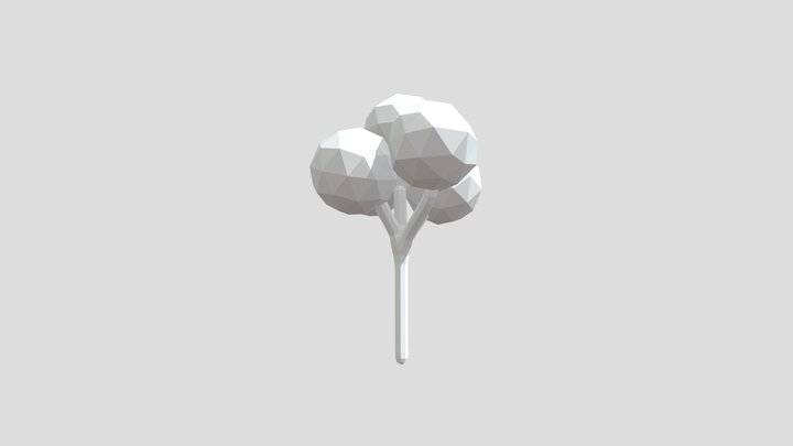 low poly tree 3D Model
