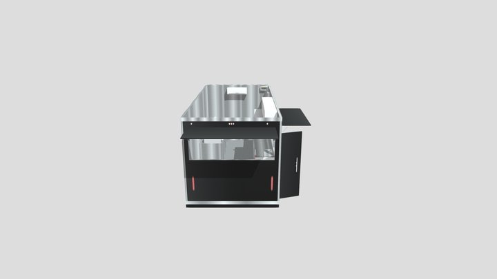 FOOD TRAILER 18' X 8' 3D Model