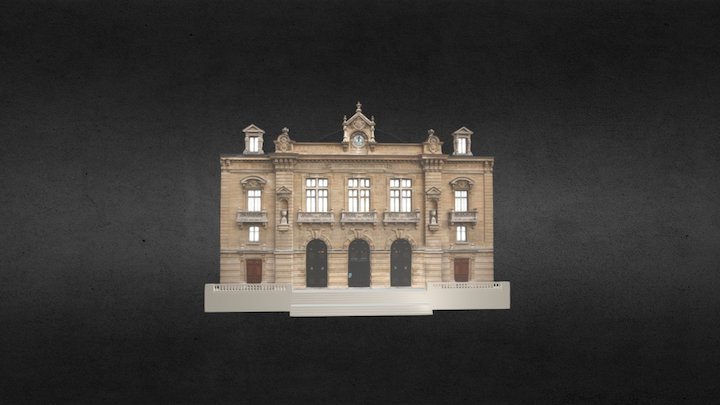 MAIRIE COLOMBES 3D Model