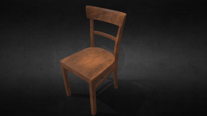 (Free)old wooden chair