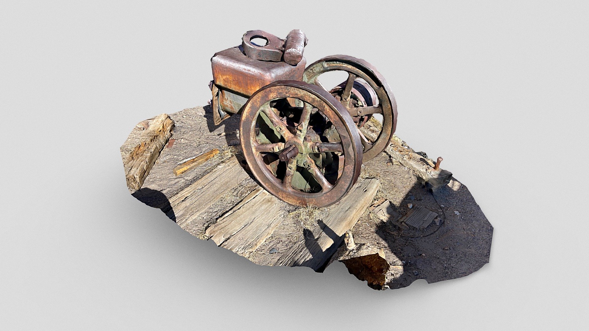 Day 331: Old mining machinery in Bodie, CA