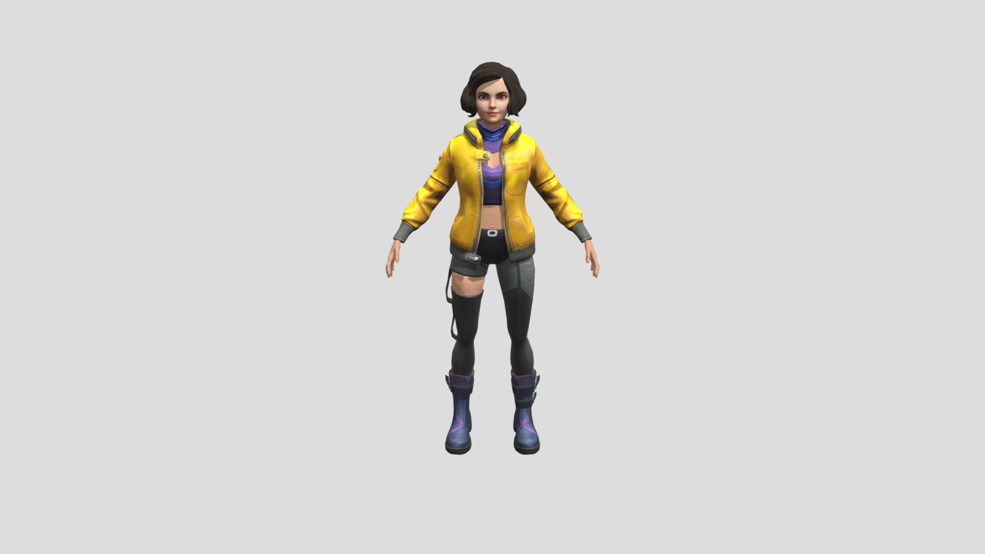 Girl Player For Game