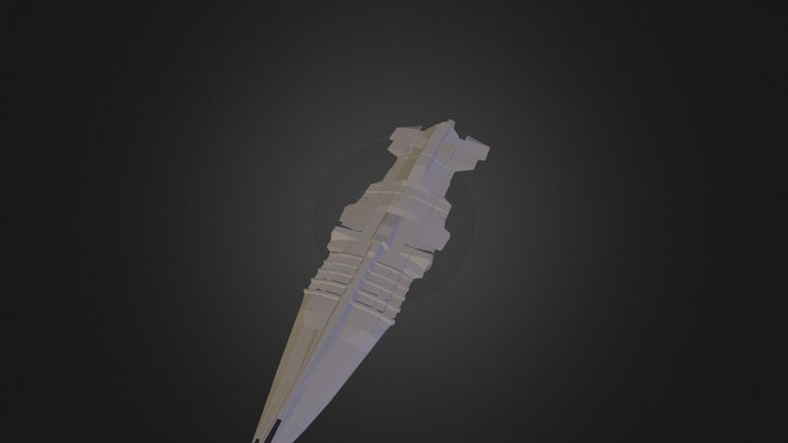 Battlecruiser 3D Model