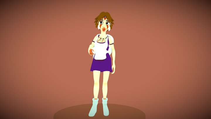 Mononoke Hime 3D Model