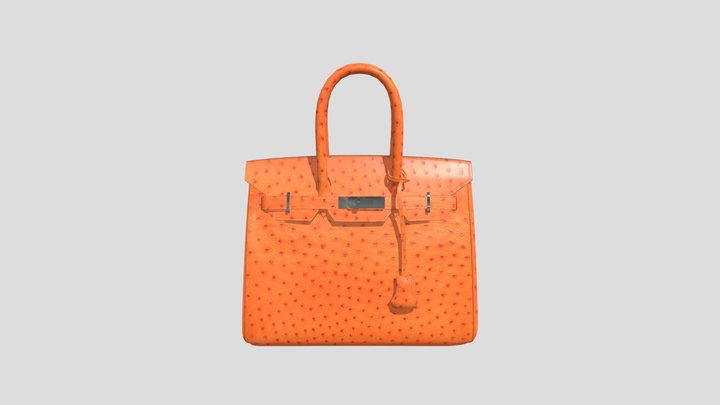 Hermes Birkin 30 Handbag 3D Model 3D Model