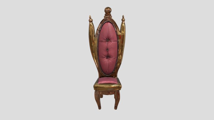 Regal Chair Illustration 3D Model