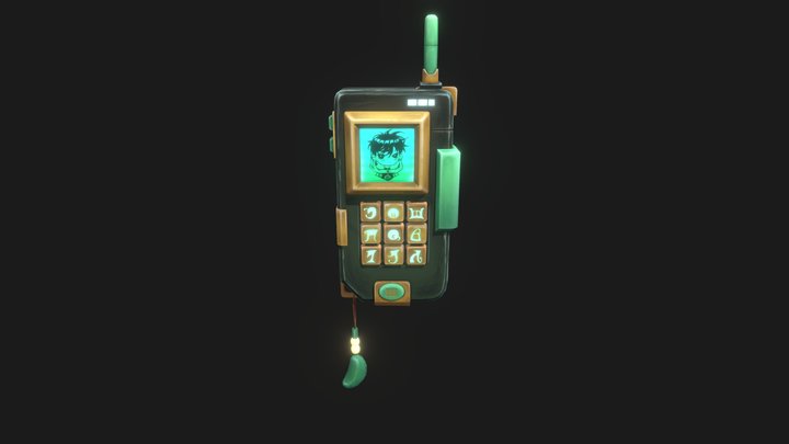 FLIPPHONE STYLIZED MADOKA MAGICA 3D Model