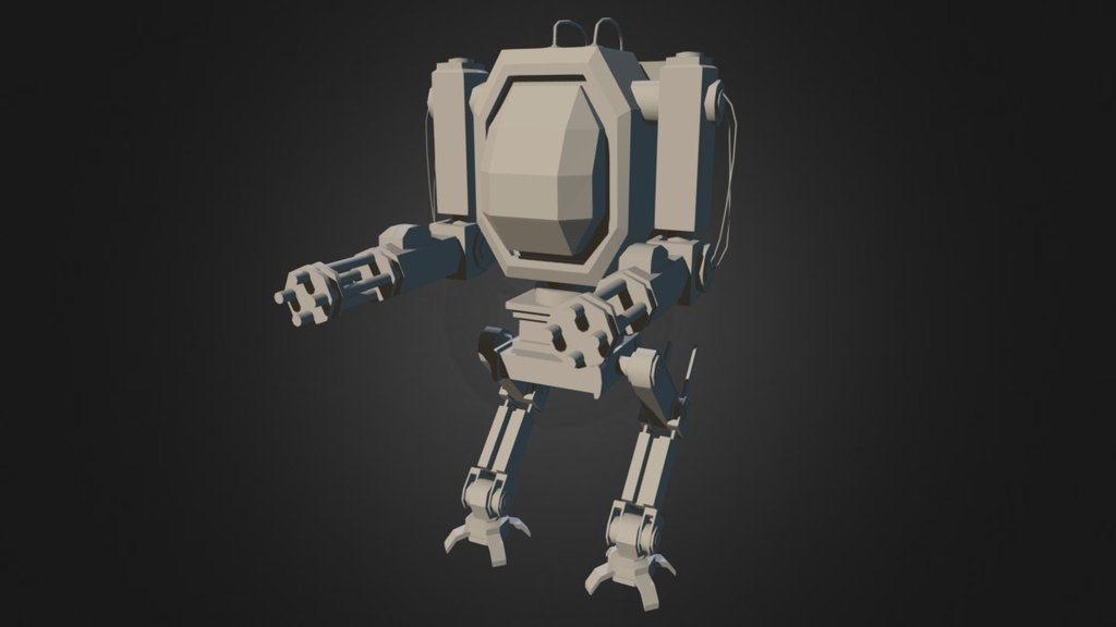 Mech Machinegun [Work in progress] - 3D model by Natalia (@itsmenatalie ...