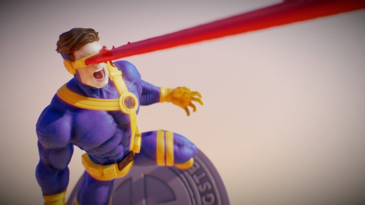 Cyclops - X-men / Fanart / 3d printing 3D Model