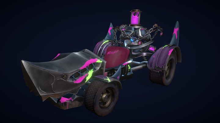 Chomper | Kart | Game Art 2 3D Model