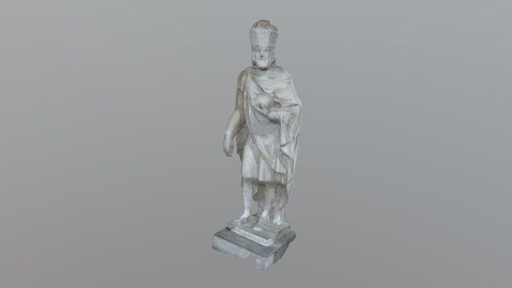Statue de Charlemagne 3D Model