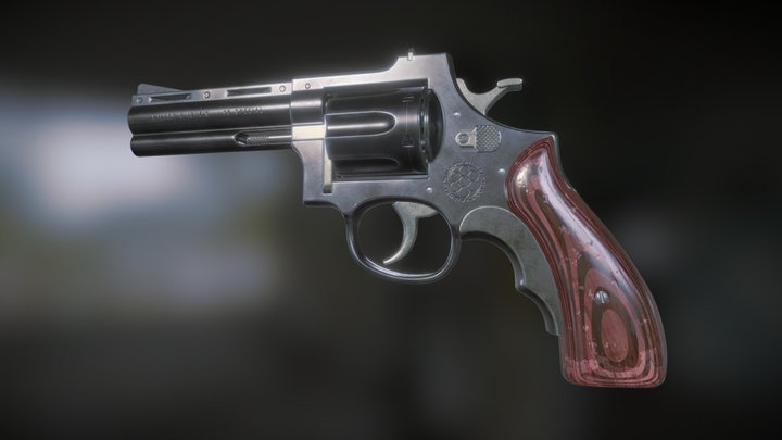 .38 Special Revolver 3D Model